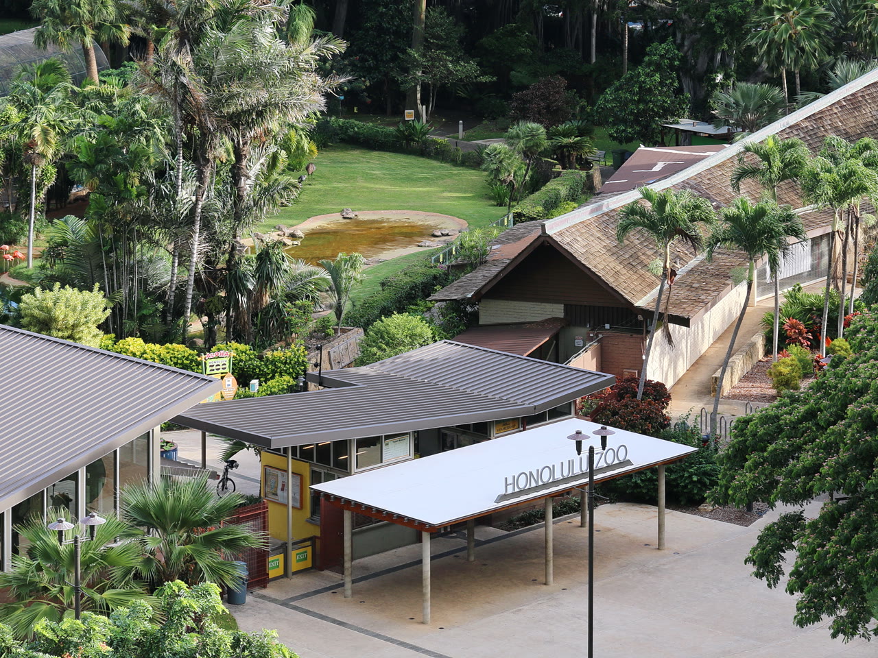 View of Honolulu Zoo on Oʻahu