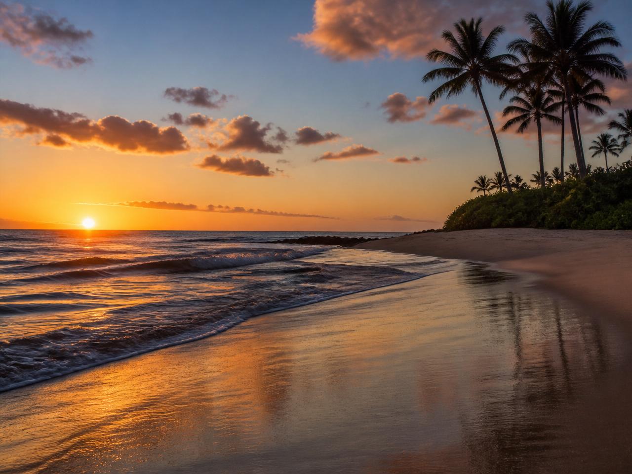 View of Sunset Beach on Oʻahu