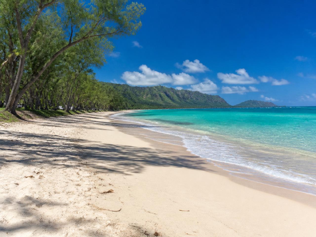 View of Waimānalo Beach on Oʻahu