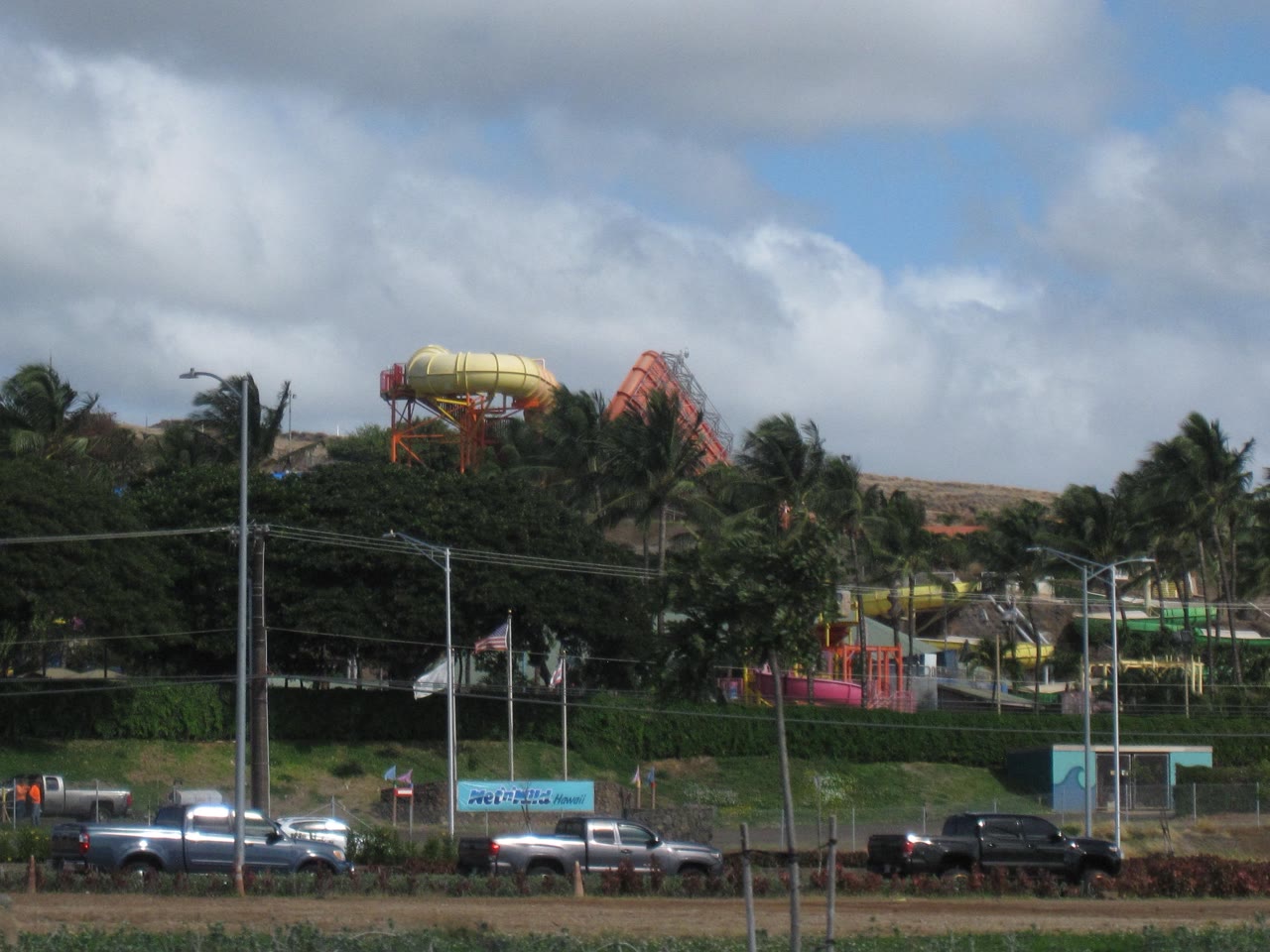 View of Wet'n'Wild Hawaiʻi on Oʻahu